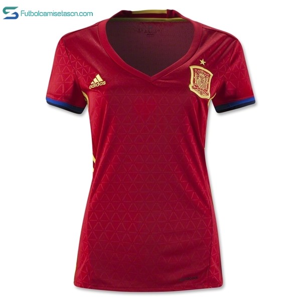 Camiseta España Mujer 1ª 2016